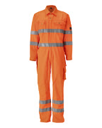 00419-860-14 Kjeledress med knelommer - hi-vis oransje