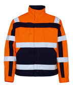07109-860-141 Jakke - hi-vis oransje/marine