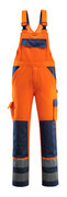 07169-860-141 Overall med knelommer - hi-vis oransje/marine
