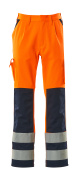 07179-860-141 Bukser med knelommer - hi-vis oransje/marine