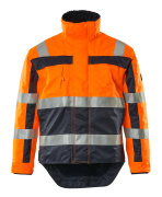 07223-880-141 Vinterjakke - hi-vis oransje/marine