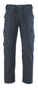 13379-207-B52 Jeans med lårlommer - denimblå