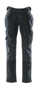 15131-207-86 Jeans med hengelommer - mørk blå denim
