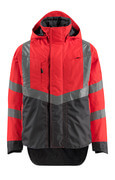 15501-231-14010 Skalljakke - hi-vis oransje/mørk marine