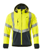 15502-246-14010 Softshelljakke - hi-vis oransje/mørk marine