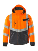 15535-231-14010 Vinterjakke - hi-vis oransje/mørk marine