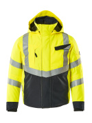 15535-231-14010 Vinterjakke - hi-vis oransje/mørk marine