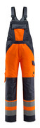 15969-948-14010 Overall med knelommer - hi-vis oransje/mørk marine