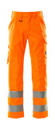16879-860-14 Bukser med knelommer - hi-vis oransje