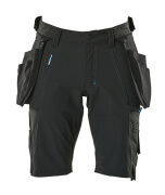 17149-311-09 Shorts med hengelommer - svart