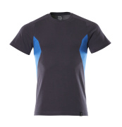 18082-250-01091 T-skjorte - mørk marine/azurblå