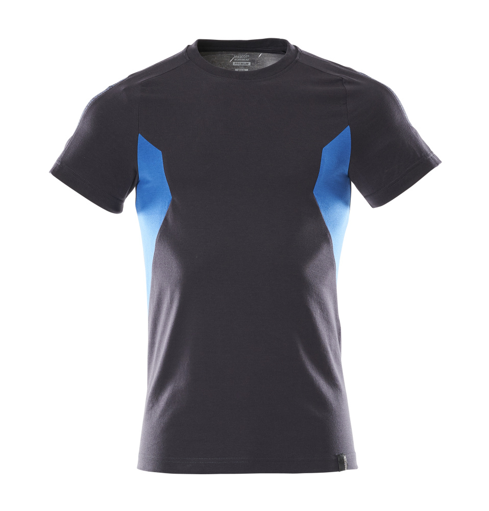 18382-959-01091 T-skjorte - mørk marine/azurblå