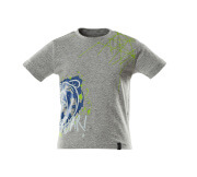 18982-965-08 T-skjorter til barn - grå melert