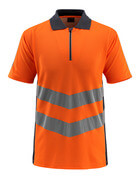 50130-933-14010 Pikéskjorte - hi-vis oransje/mørk marine