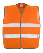 50187-874-14 Trafikkvest - hi-vis oransje