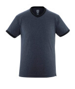 50415-250-66 T-skjorte - vasket mørk blå denim