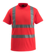 50592-976-222 T-skjorte - hi-vis rød